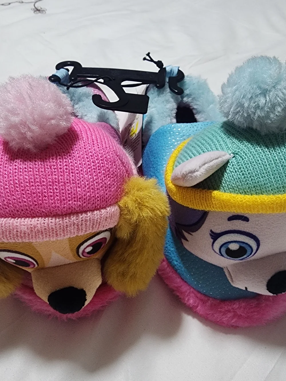 Kids Pink & Blue Winter Slippers